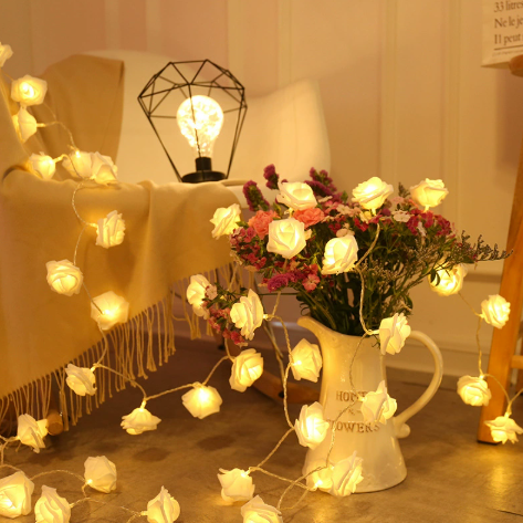 Enchanted Rose LED Strings